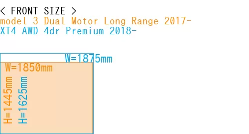 #model 3 Dual Motor Long Range 2017- + XT4 AWD 4dr Premium 2018-